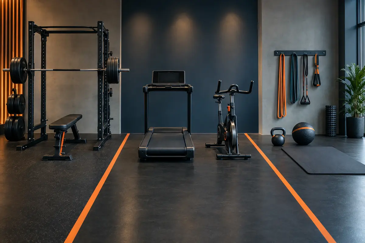 Strength cardio and functional training equipment matched to fitness goals