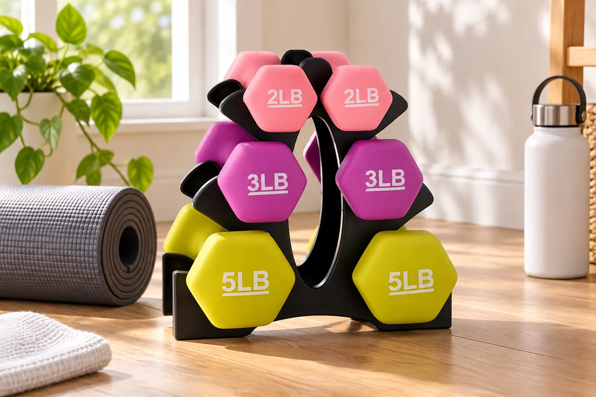 Amazon Basics Neoprene Dumbbell Hand Weights