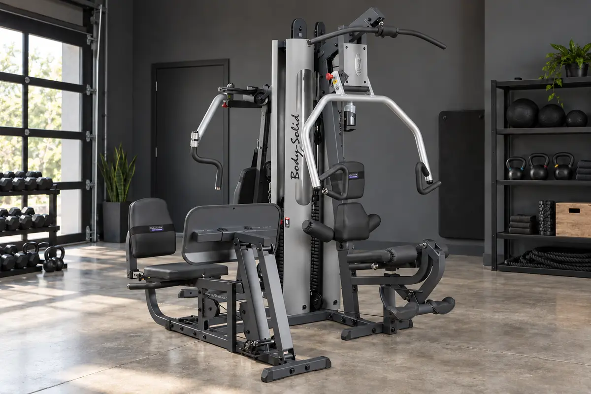 Body-Solid G9S two-stack multi-station home gym with leg press