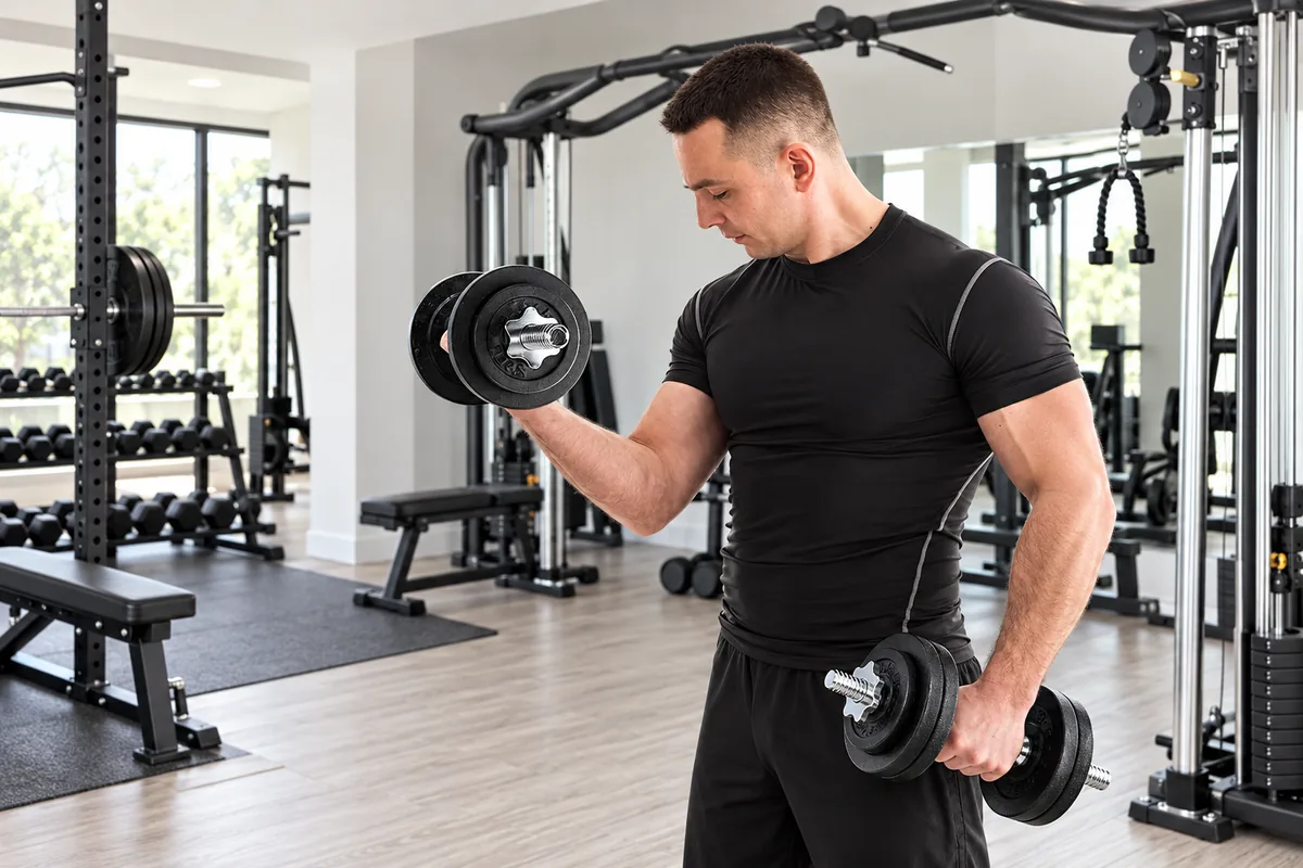Yes4All Adjustable Cast Iron Dumbbells