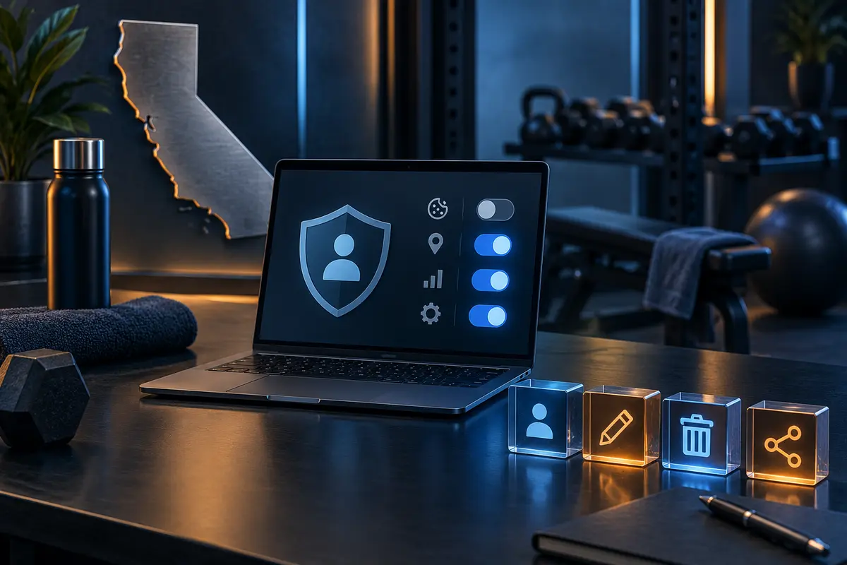 California privacy rights and browser opt-out controls represented without text