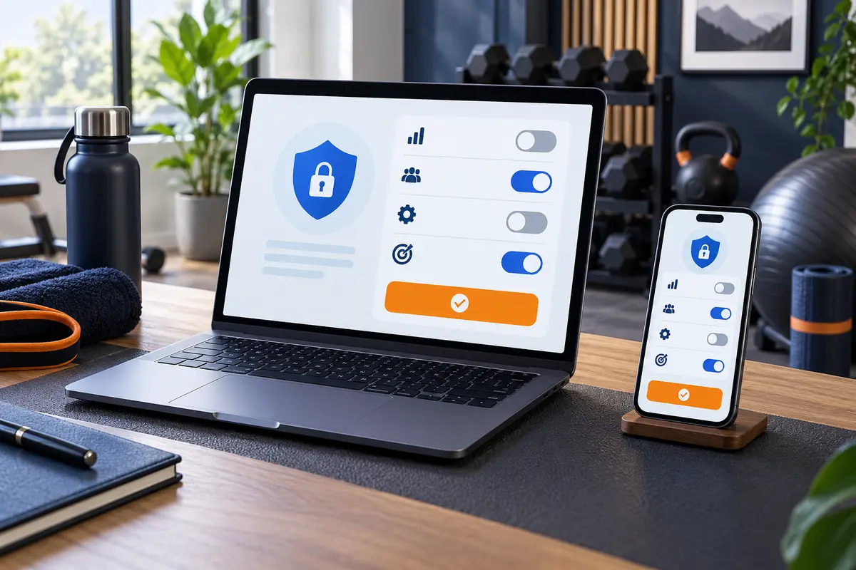 Clear browser privacy dashboard for managing cookie preferences