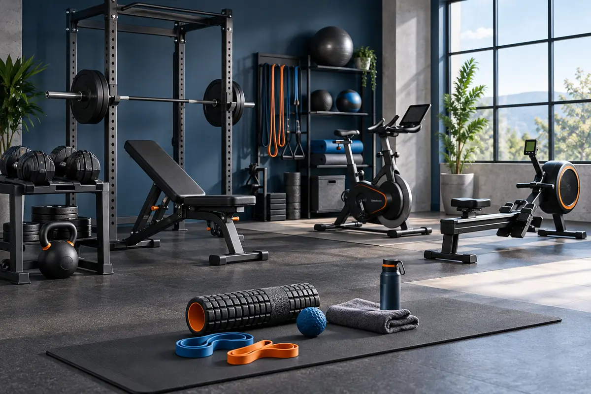 Strength, cardio, home gym, accessory, and recovery equipment covered by Gym Gear Pilot